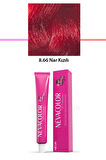 Premium 8.66 Nar Kızılı - Kalıcı Krem Saç Boyası 50 g Tüp
