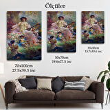 Bahçedeki Anne ve Melekleri Dekoratif Duvar Tablosu-6214
