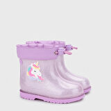 W10339 BIMBI UNICORNIO GLITTER Kız Çocuk Yağmur Çizmesi