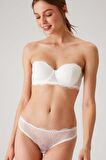 Pierre Cardin Kedın Straplez Sütyen Takımı 4798 - Ekru