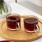 Porsima Salvador 160ml 6'lı Şeffaf Cam Su ve Meşrubat Bardağı Kupa Seti