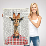 Sözlük Sayfasındaki Zürada Dekoratif Duvar Tablosu-6221