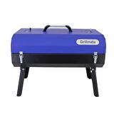 Grillmate Voyager Kilitli Portatif Barbekü Mangal-Kraliyet Mavisi