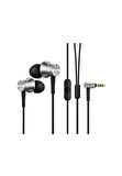 1More E1009 Piston Fit Gri Kablolu Kulak İçi Kulaklık (OUTLET) (12 AY EVOFONE GARANTİLİ)