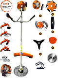 Wacker Pro Germany WS-491 FULL Set 8 İn 1 Yan Tipi Benzinli Motorlu Ot Çalı Tırpanı Çim Biçme Makinesi