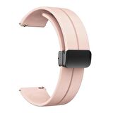 Apsuwa Amazfit GTR 3 Pro Kordon Kayış d-buckle Mıknatıslı Silikon 22/DBK