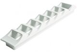 Havalandırma. UV ışınlarına dayanıklı abs. 415x83 mm. Beyaz
