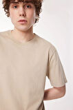 Bisiklet Yaka % 100 Pamuk Relaxed Fit T Shirt Erkek T SHİRT A9437