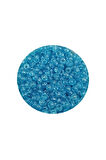 Dökme Cam Kum Boncuk (11/0) 2 mm - 60 Gram -  Şeffaf Camgöbeği - BNC058