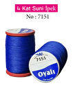 Oyalı 4 Kat Suni İpek İplik İğne Oyası Boncuk İpi Tığ Oyası No:7151