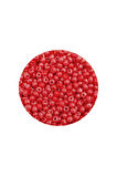Dökme Cam Kum Boncuk (11/0) 2 mm - 60 Gram -  Kırmızı - BNC039
