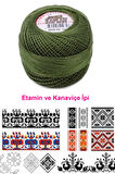 Kaplan Etamin Ve Kanaviçe İpi 8 No Kod/Renk: 1015 - Royaleks