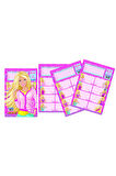 Gıpta Barbie Ders Programlı Okul Etiketi 16x24cm 3 Yaprak