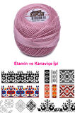 Kaplan Etamin Ve Kanaviçe İpi 8 No Kod/Renk: 1002 - Royaleks