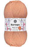 1 Adet Baby One Tüylenmeyen El Örgü İpi Yünü Yavruağzı K253