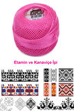 Kaplan Etamin Ve Kanaviçe İpi 8 No Kod/Renk: 111 - Royaleks