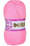 1 Adet Dora El Örgü İpi Yünü 100 gr 040 Şeker Pembe