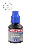 Edding Tahta Kalem Mürekkep 30 Ml Mavi 10'lu