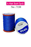 Oyalı 4 Kat Suni İpek İplik İğne Oyası Boncuk İpi Tığ Oyası No:7150