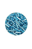 Uzun Boru Kesme Boncuk Çap 2mm Uzunluk 10 mm - 20 Gram - Açık Mavi Beyaz - BNC240