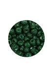 Dökme Cam Kum Boncuk Büyük Boy (6/0) 4 mm - 60 Gram - Koyu Yeşil - BNC140