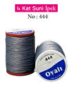 Oyalı 4 Kat Suni İpek İplik İğne Oyası Boncuk İpi Tığ Oyası No:444