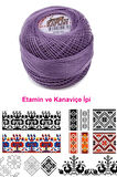 Kaplan Etamin Ve Kanaviçe İpi 8 No Kod/Renk: MUNZUR ÇİÇEĞİ - Royaleks