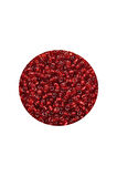 Dökme Cam Kum Boncuk (11/0) 2 mm - 20 Gram -  Şeffaf Koyu Kırmızı - BNC015