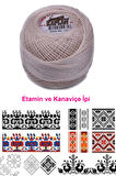 Kaplan Etamin Ve Kanaviçe İpi 8 No Kod/Renk: 745 - Royaleks