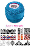 Kaplan Etamin Ve Kanaviçe İpi 8 No Kod/Renk: 518 - Royaleks