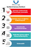 Valerine Life Master Kitchen Chef Mutfak Kurulama Fırın Beyaz El Havlusu %100 Pamuklu 35x50cm 2 Adet