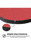 SonicTouch Yarasa Desenli Kırmızı Gamer Oyuncu Dikişsiz Sıvı Geçirmez Klavye Mouse Pad 32x70Cm