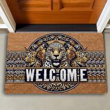 Valerine Life Kaplan Figürlü Welcome Kapı Önü Paspası 45x70cm