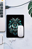 SonicTouch Mozaik Aslan Yeşil Pürüzsüz Yüzey Kaymaz Taban Dikişsiz Gamer Oyuncu Mouse Pad 19x23cm