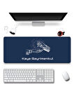 SonicTouch İsme Kişiye Firmaya Özel Emlakçı Gayrimenkul Ofisi Lacivert Xxl Klavye Mouse Pad 40x90cm