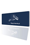 SonicTouch İsme Kişiye Firmaya Özel Emlakçı Gayrimenkul Ofisi Lacivert Xxl Klavye Mouse Pad 40x90cm