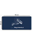 SonicTouch İsme Kişiye Firmaya Özel Emlakçı Gayrimenkul Ofisi Lacivert Xxl Klavye Mouse Pad 40x90cm