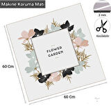 Valerine Life Çamaşır Kurutma Makinesi Örtüsü Matı Kaymaz Sıvı Geçirmez Koruyucu Yıkanır Ped 60x60cm