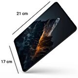 SonicTouch Epik Siyah Dağ Temalı Kaydırmaz Gaming Oyuncu Dikişsiz Mouse Pad/Ped 17x21cm