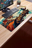 SonicTouch UltraGrand Cyberpunk Kaptan Xxl Klavye Mouse Pad 40x90Cm