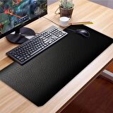 SonicTouch Siyah Pürüzsüz Dikişsiz Xxl Gaming Oyuncu Masaüstü Klavye Mouse Pad 40x90Cm