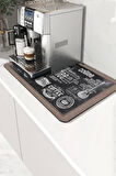 Valerine Life Kahve Makinesi Matı Sıvı Geçirmez Kaymaz Çaycı Espresso Makinesi Pad 35x45cm 27250205