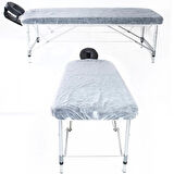 MivelaCure Tek Kullanımlık Çift Taraflı Sıvı Geçirmez Lastikli Sedye Örtüsü 80x240cm 100 Adet