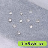 MivelaCure Tek Kullanımlık Çift Taraflı Sıvı Geçirmez Lastikli Sedye Örtüsü 80x240cm 100 Adet