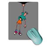 SonicTouch Fido Dido Temalı Gri Kaydırmaz Gaming Oyuncu Dikişsiz Mouse Pad/Ped 17x21cm
