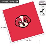 Valerine Life Çamaşır Kurutma Makinesi Örtüsü Matı Kaymaz Sıvı Geçirmez Koruyucu Yıkanır Ped 60x60cm
