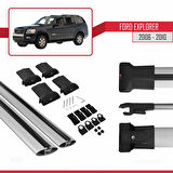 Ford Explorer 2006-2010 Arası ile Uyumlu FLY Model Ara Atkı Tavan Barı Gri 2 Adet