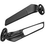 Gear5 H2 Katlanır Ayna Takımı Mavi Camlı Üniversal Racing