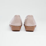 Hakiki Deri Aksesuarlı Kadın Babet