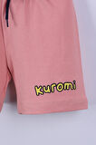 Karekter Baskılı Kız Çocuk T-Shirt Şort Takım 3/6 yaş